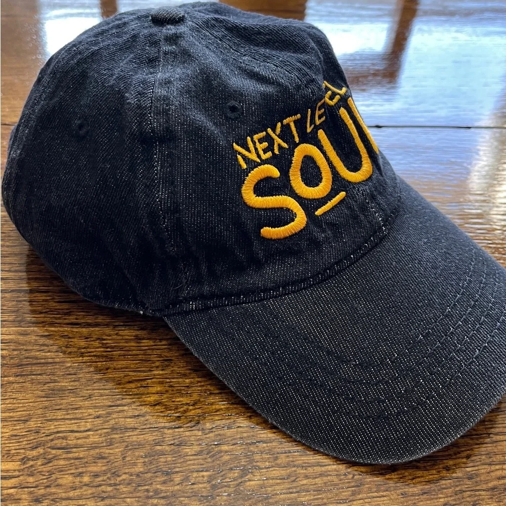 NEW Unisex Next Level Soul Black Denim ball cap